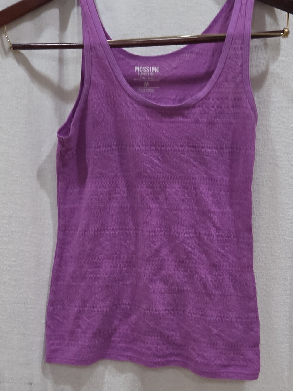 Mossimo Supply Co. Bright Purple Scoop Neck Tank